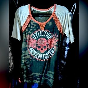 Affliction Buckle shirt